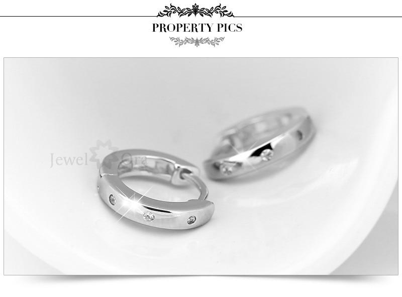 Genuine 925 Sterling Silver Jewelry Elegant Accessories Women Fashion Lady Silver Stud Earrings Buy A Gift-Customized Jewel