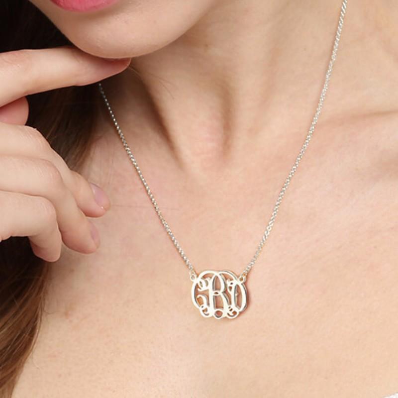 Women’s 925 Sterling Silver Hebrew Nameplate Necklace, Customize Monogram Name Pendant Necklace, Fine Jewelry Gift for Females-Customized Jewel