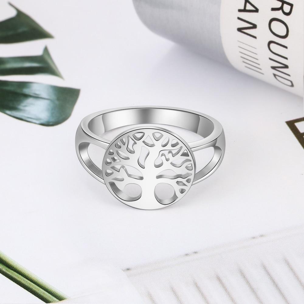 Classic Tree of Life Ring - 925 Sterling Silver Metal - Women Fashion Accessories - Mother’s Day Gifts-Customized Jewel