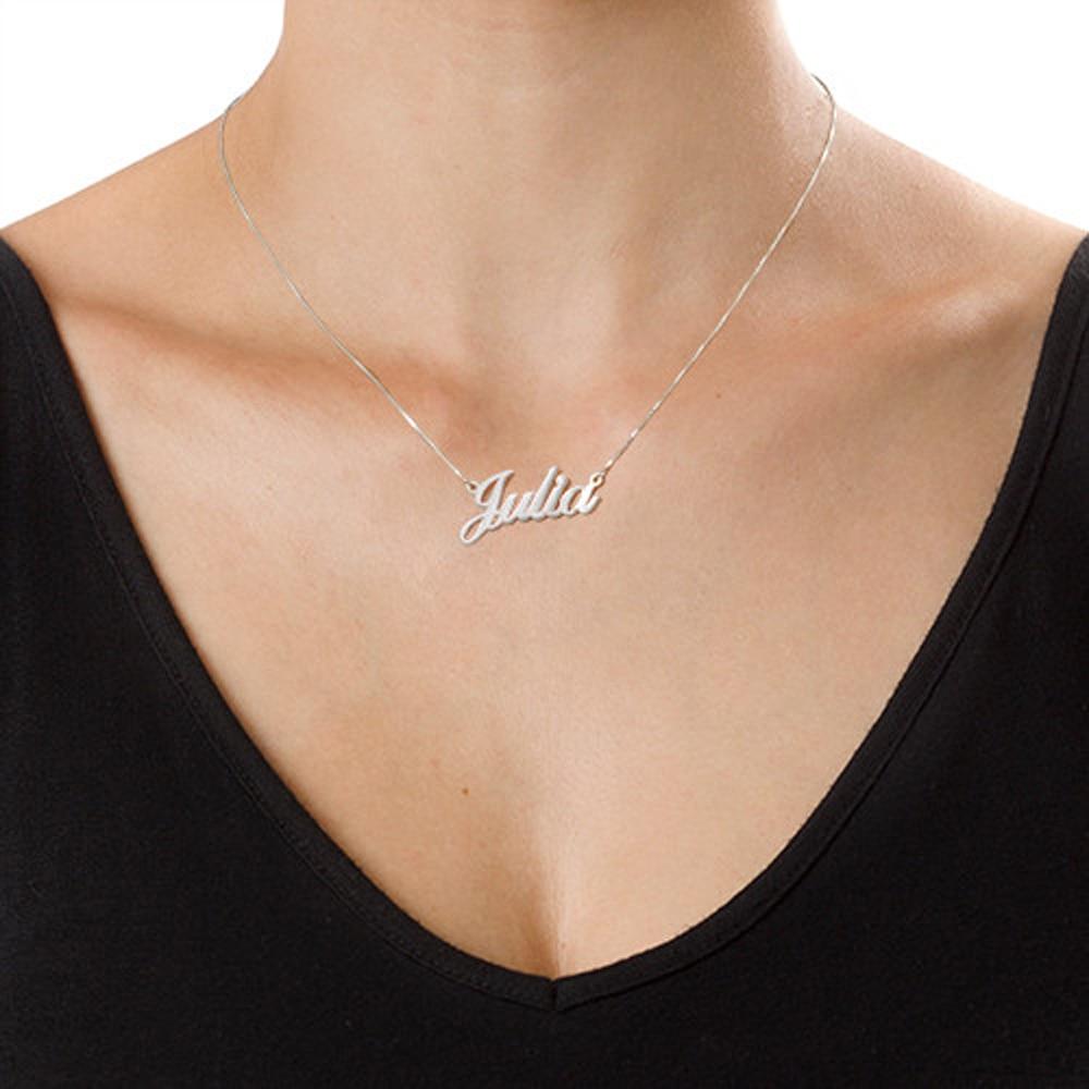 Personalized Copper Customized Nameplate Pendant Necklace, 3 Color Option, Fashion Jewelry Gift for Women-Customized Jewel