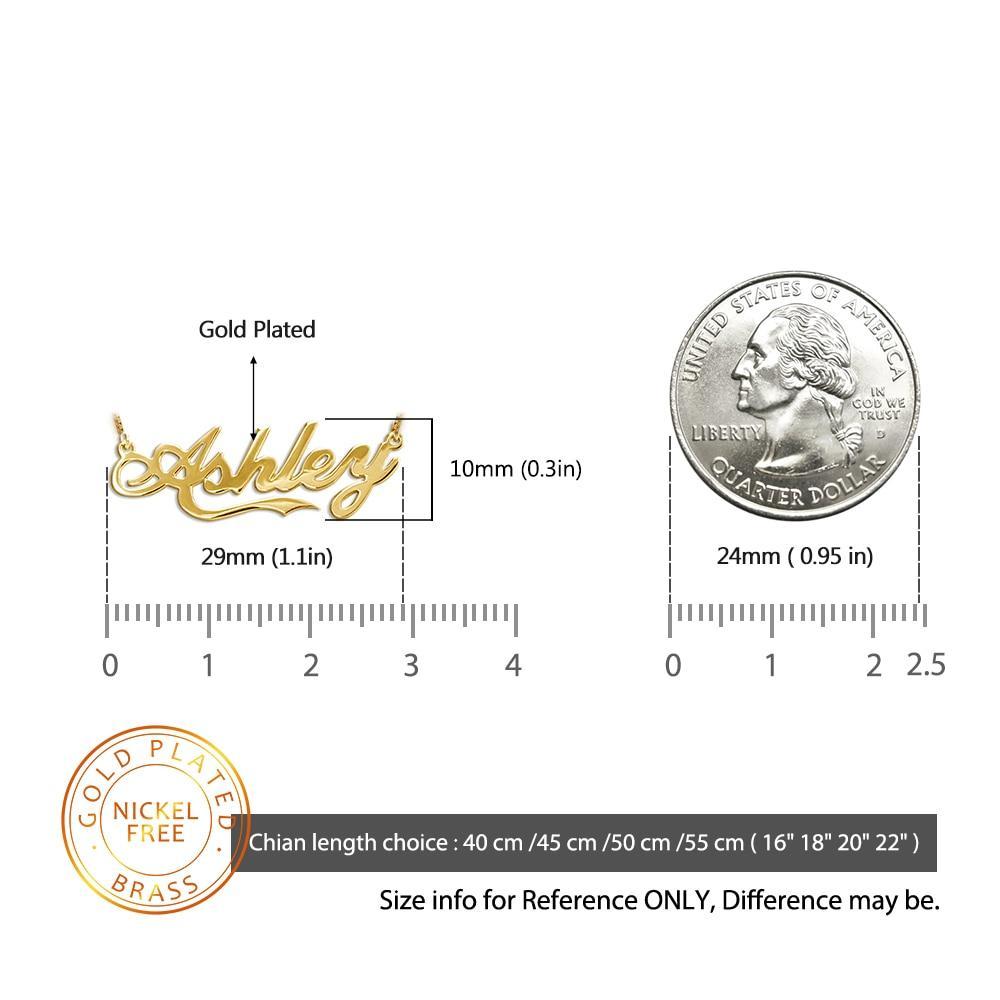 Personalized Women Necklace with Custom Nameplate Pendant Necklace, Jewelry Gift For Girls-Customized Jewel