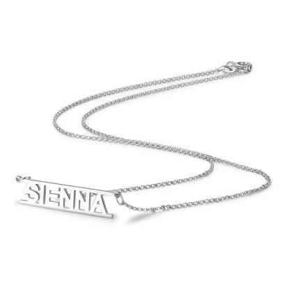 925 Sterling Silver Personalized Name Necklaces, Customized Gift Jewelry-Customized Jewel