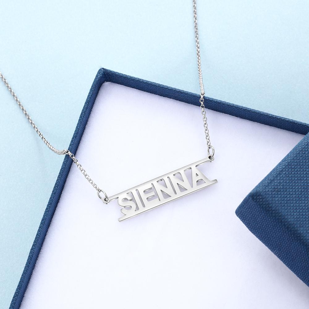 925 Sterling Silver Personalized Name Necklaces, Customized Gift Jewelry-Customized Jewel