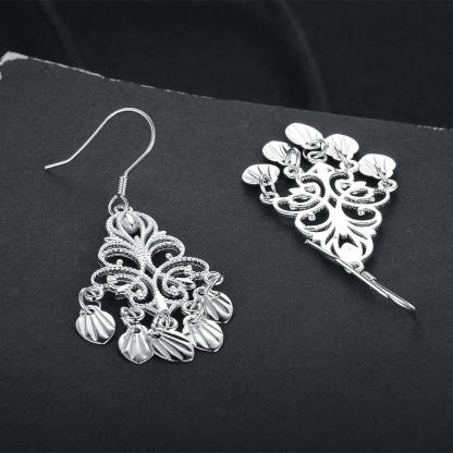 Women’s 925 Sterling Silver Chandelier Drop Earrings, Party Jewelry Gift for Her-Customized Jewel