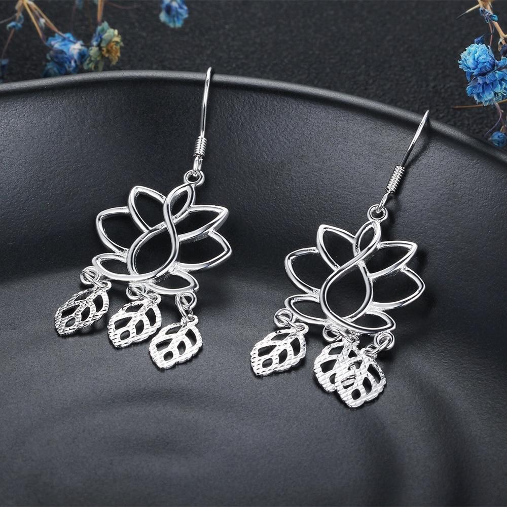 Women 925 Sterling Silver Chandelier Drop Earrings, Party Jewelry Gift for Her-Customized Jewel