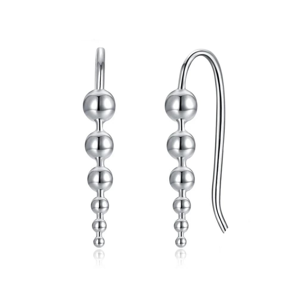 Vintage Round Bead Decoration Drop Earrings, Trendy Wedding Gift for Women-Customized Jewel