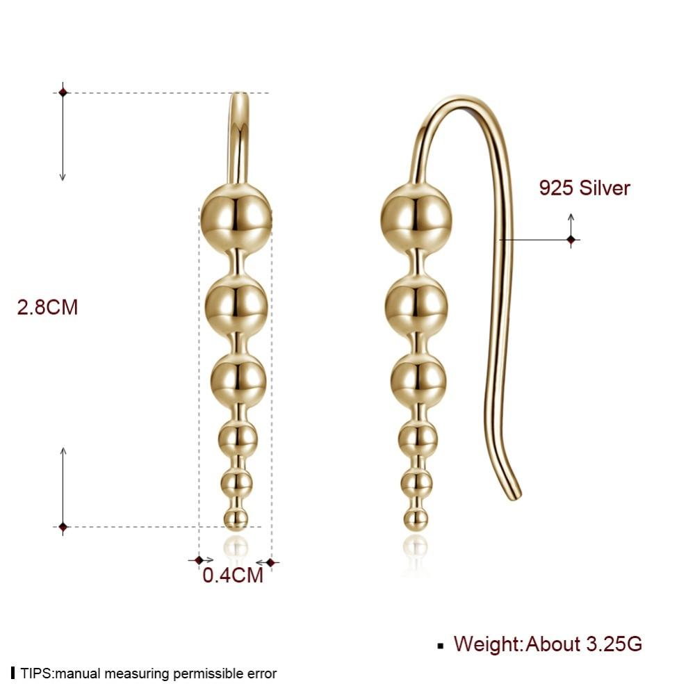 Vintage Round Bead Decoration Drop Earrings, Trendy Wedding Gift for Women-Customized Jewel