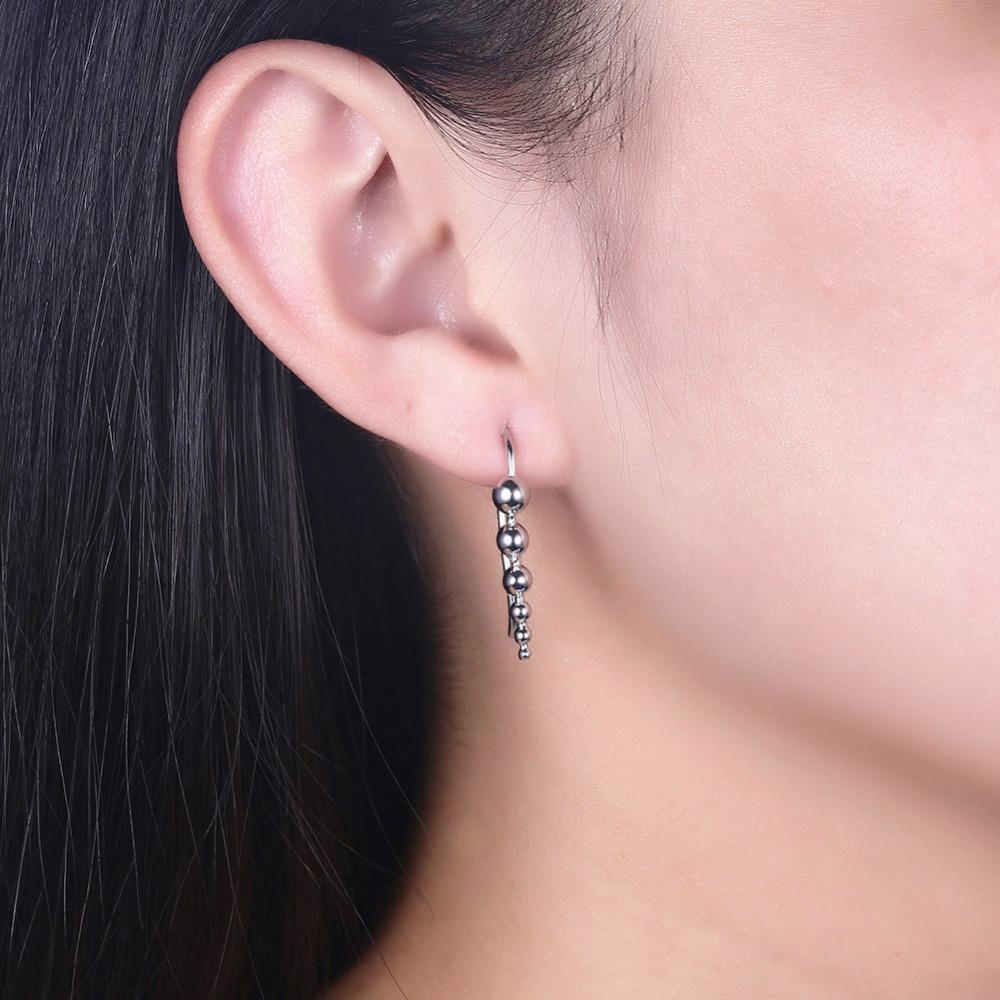 Vintage Round Bead Decoration Drop Earrings, Trendy Wedding Gift for Women-Customized Jewel