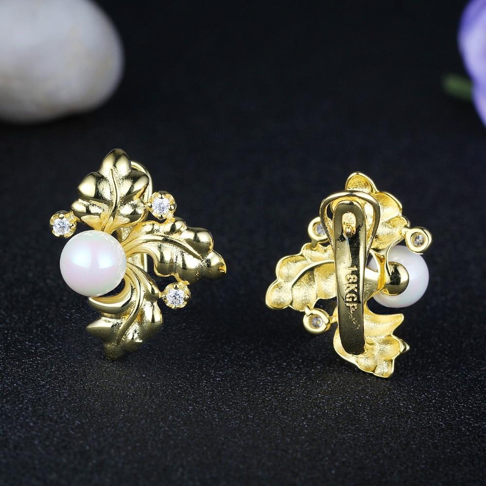 Pearl Accessories Gold Color Hoop Earring Fashion Party Jewelry Earrings For Women Best Gift For Her-Customized Jewel