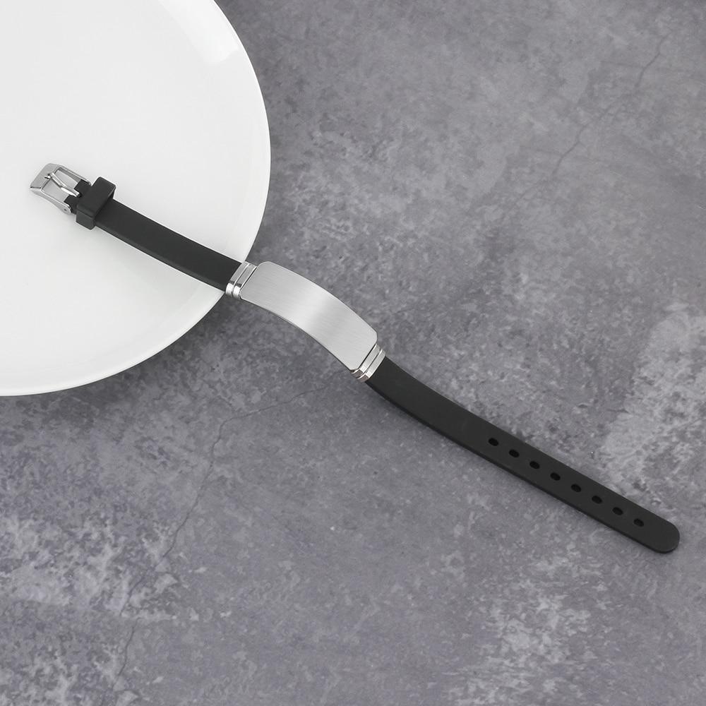 Personalized Stainless Steel ID Bracelets for Men with Custom Name Engraved, Jewelry Bangles for Men & Women-Customized Jewel