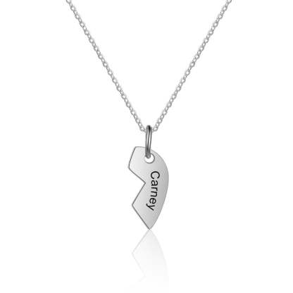 3 Pcs Heart Shape Personalized Name Necklace-Customized Jewel