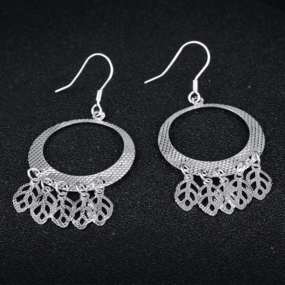 925 Sterling Silver Chandelier Drop Earrings for Women, Trendy Party Fashion Jewelry-Customized Jewel
