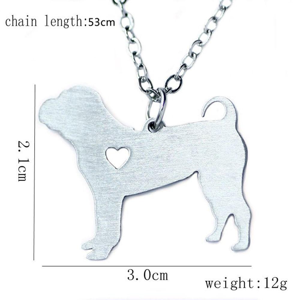 Personalized Stainless Steel Fox Terrier Puppy Pendant Necklace for Women, Christmas Gift for Dog Lovers-Customized Jewel