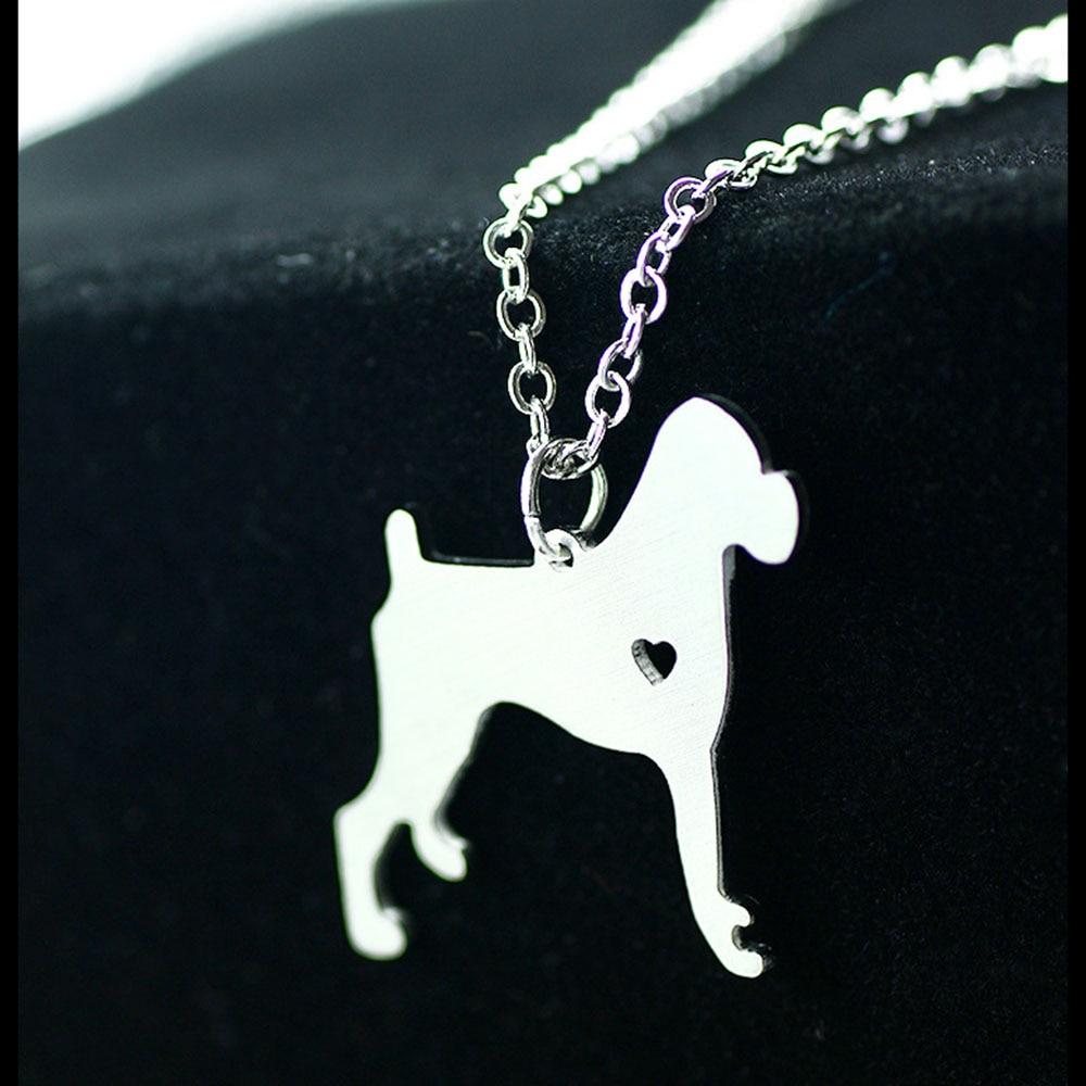 Personalized DIY Puppy Stainless Steel Necklace Pet Dog Pendant Animal Lovers Best Christmas Gift-Customized Jewel