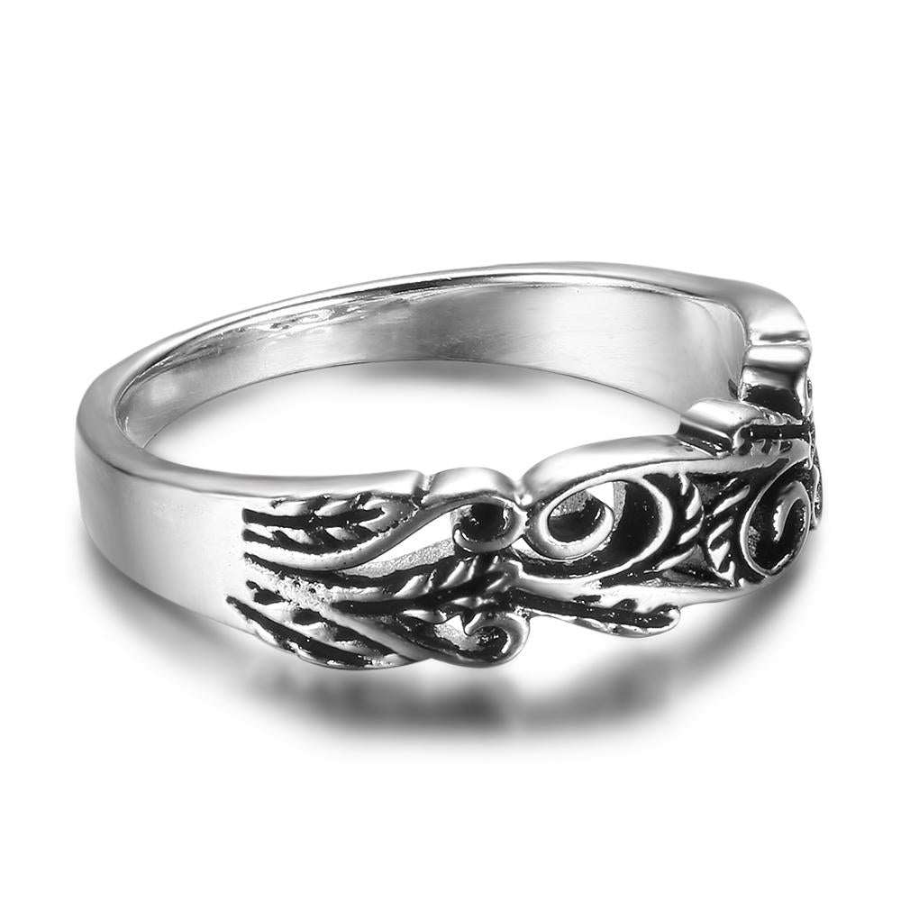 925 Sterling Silver Punk Style Hollow Out Ring, Fashion Jewelry Gift for Women-Customized Jewel