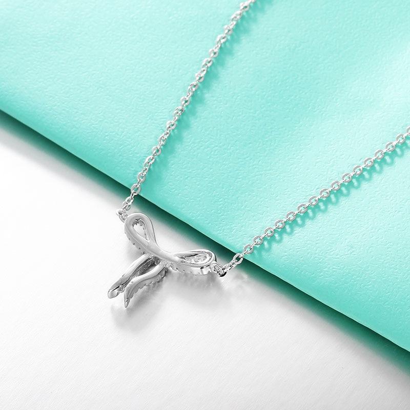 Women 925 Sterling Silver Cubic Zirconia Bowknot Bracelet, Jewelry Accessories for Women-Customized Jewel