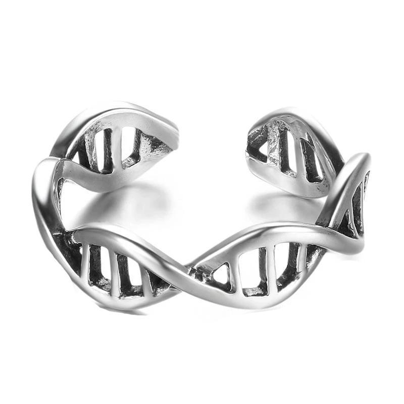 925 Sterling Silver Unique Wave Open Cuff Adjustable Rings Fashion, Jewelry Gift for Women-Customized Jewel