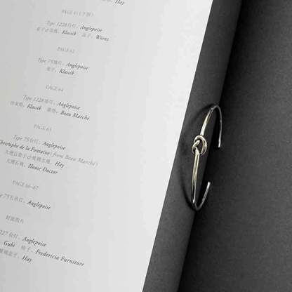 Hot Selling Women 925 Sterling Silver Bracelets Bangles Knot Design Girl Trendy Jewelry Accessories Gift-Customized Jewel