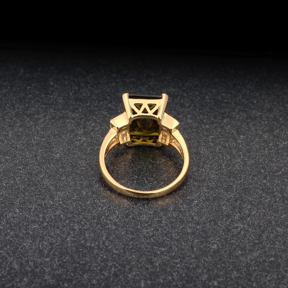 Broadside Square 14mm Gold Color Rings Fashion Jewelry Gift for Women-Customized Jewel