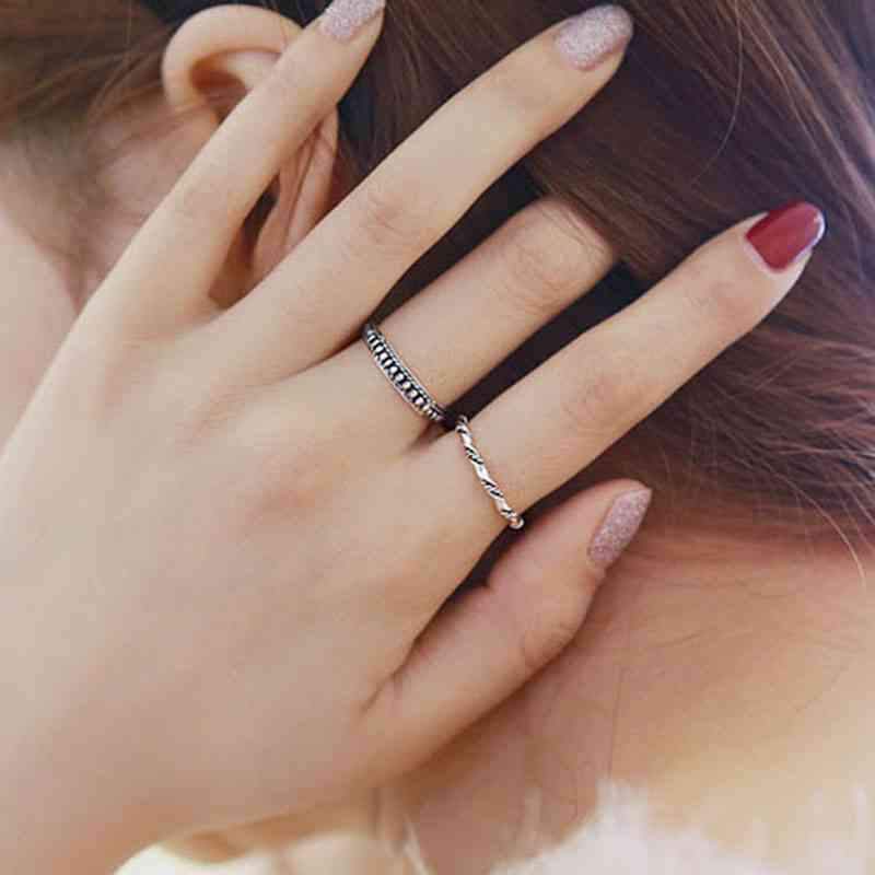 925 Sterling Silver Adjustable Rings for Women – Trendy Fashion Jewelry – Christmas Gift-Customized Jewel