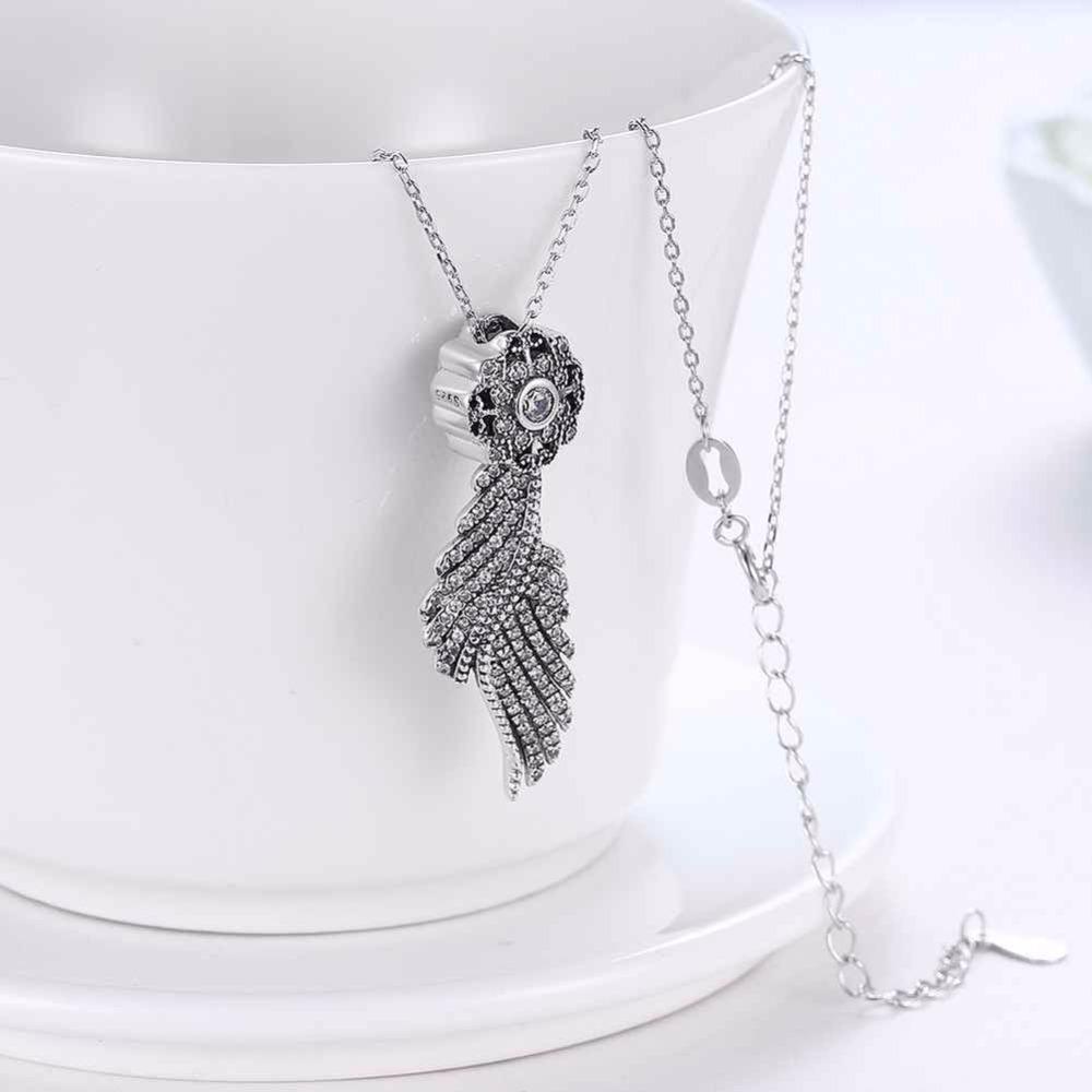 Luxurious 925 Sterling Silver Necklace with CZ Stones, Ethnic Women’s Jewelry for Wedding, Fashion Pendant for Ladies-Customized Jewel