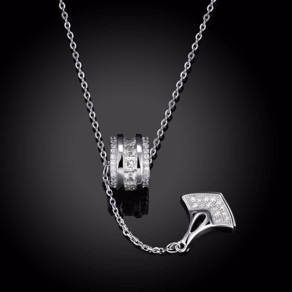 Solid 925 Sterling Silver Pendant Necklace Accessories Design Fashion Party Necklaces & Pendants For Women-Customized Jewel