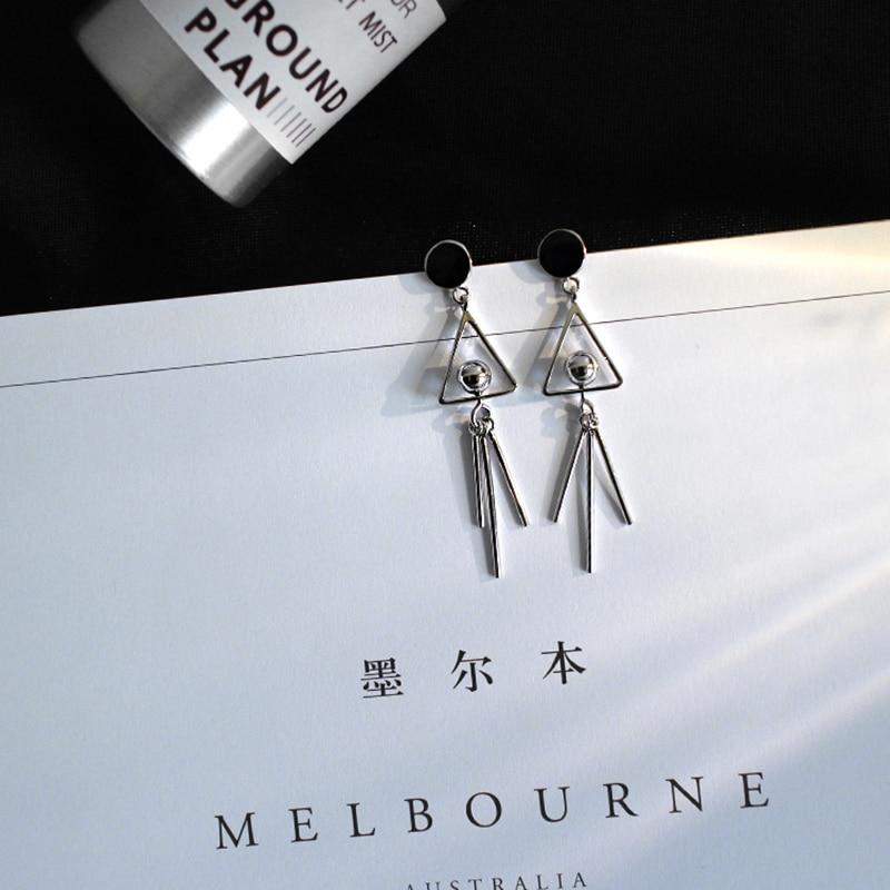 925 Sterling Silver Drop Earrings For Women Silver Colour High Quality Unique Earrings-Customized Jewel