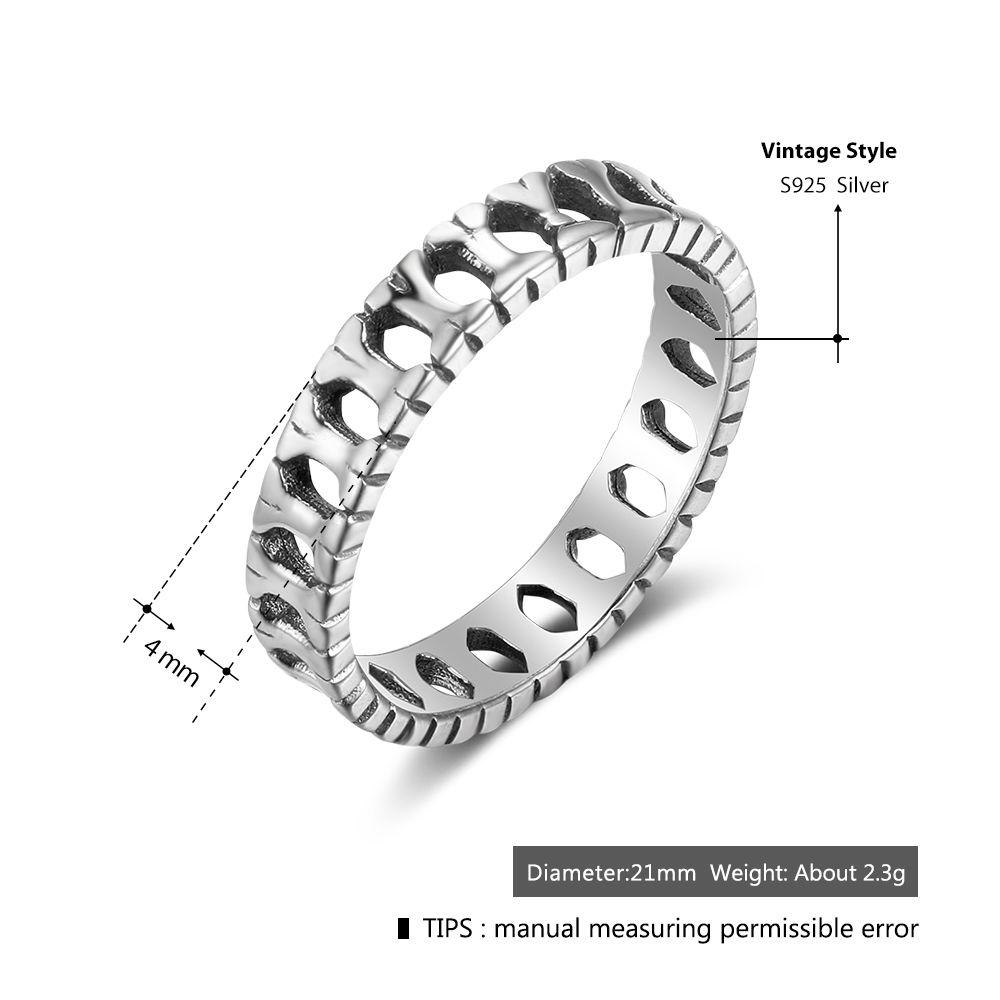 Personalized Sterling Silver Bone Ring, Gifts ,Vintage, Romantic For Women-Customized Jewel