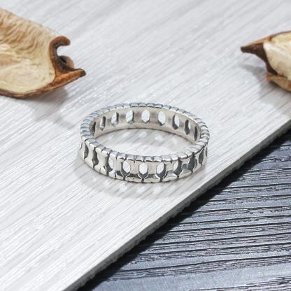 Personalized Sterling Silver Bone Ring, Gifts ,Vintage, Romantic For Women-Customized Jewel