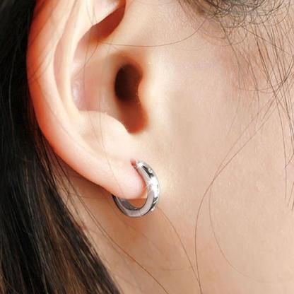 Genuine 925 Sterling Silver Jewelry Elegant Accessories Women Fashion Lady Silver Stud Earrings Buy A Gift-Customized Jewel