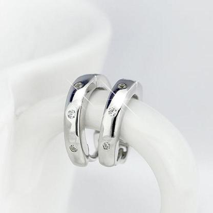 Genuine 925 Sterling Silver Jewelry Elegant Accessories Women Fashion Lady Silver Stud Earrings Buy A Gift-Customized Jewel