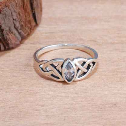 Sterling Silver Flowers Pattern Ring-Customized Jewel
