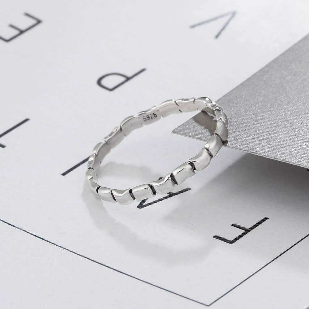 925 Sterling Silver Party Rings 2mm Width Fashion Jewelry Gift for Women-Customized Jewel