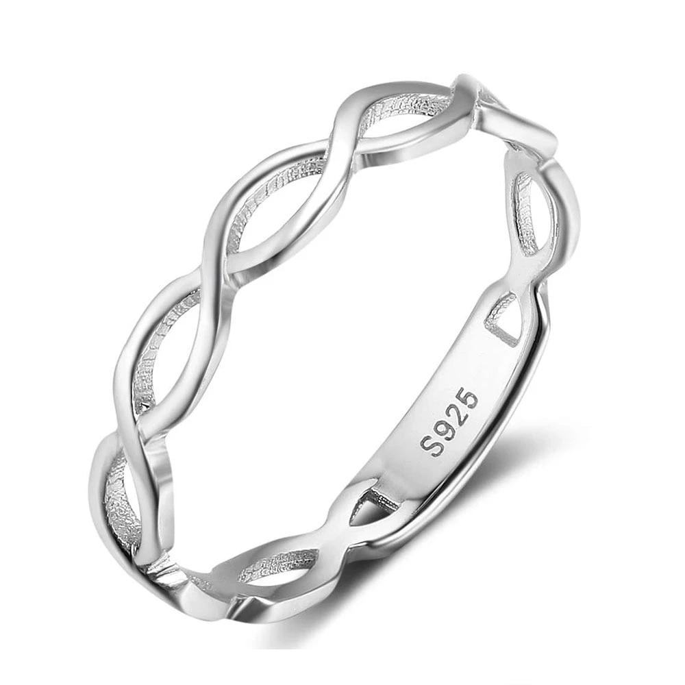 925 Sterling Silver Rings for Women - Infinity Love 8-Shape Design – Party Jewelry Gift-Customized Jewel