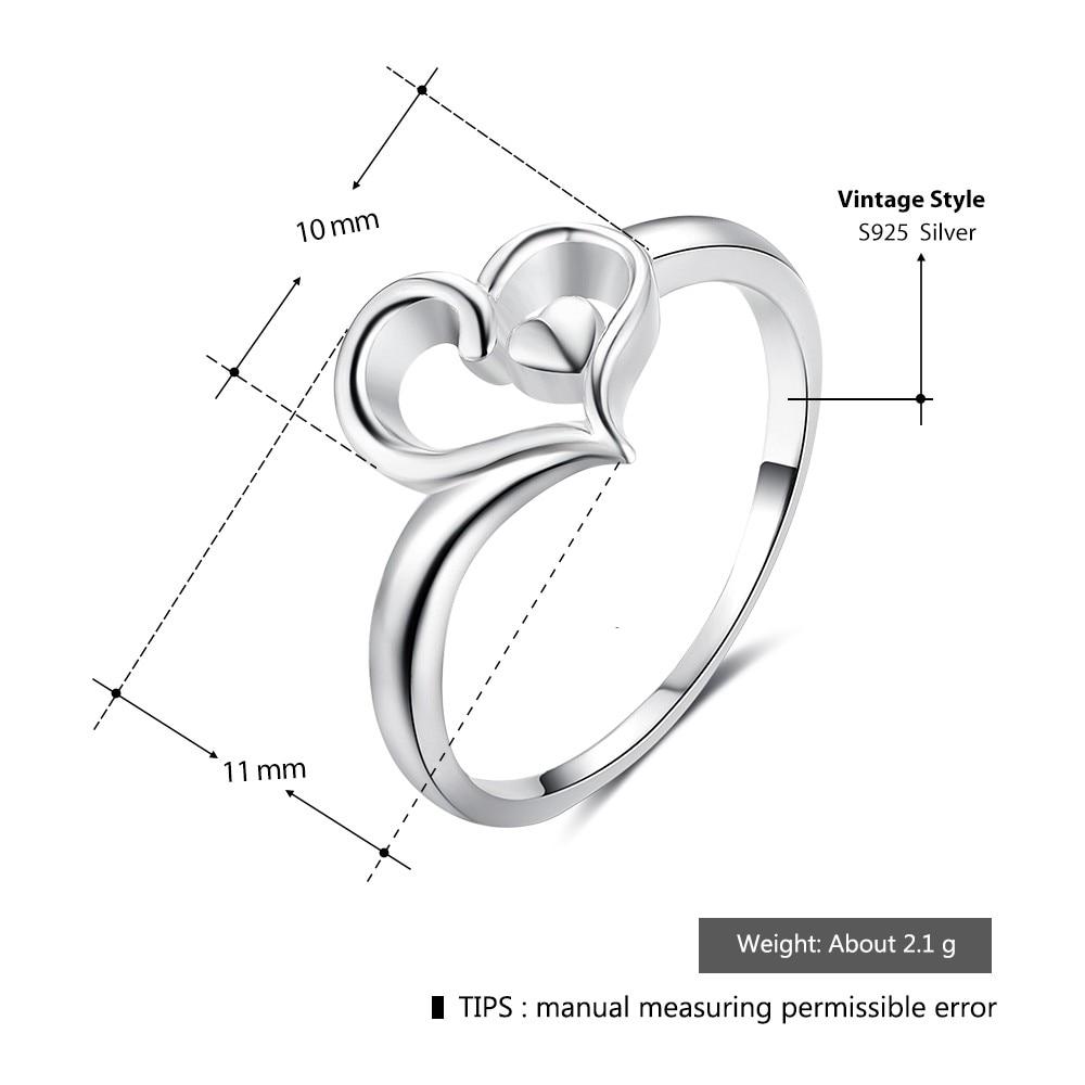 Heart Swirls - Sterling Silver Ring-Customized Jewel