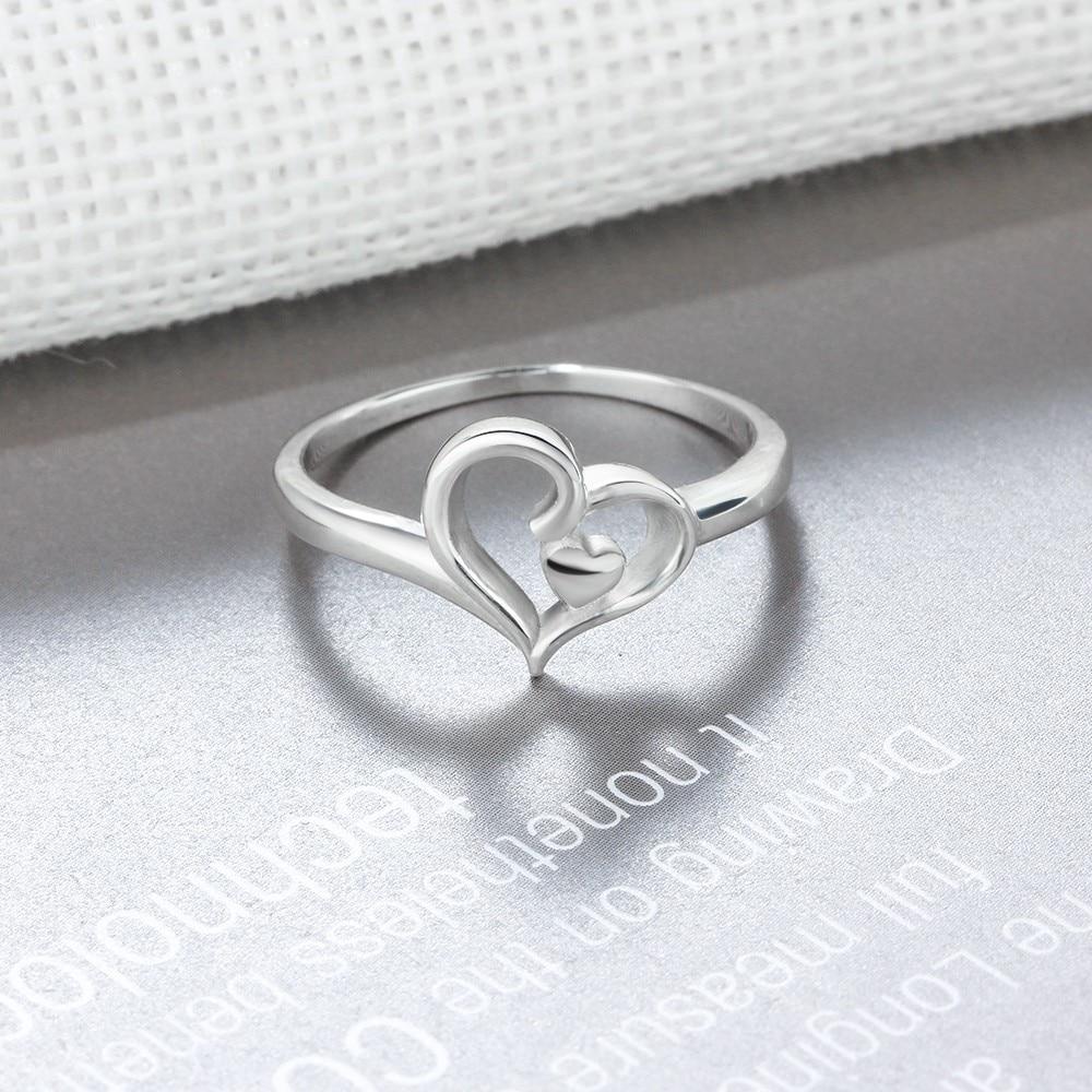 Heart Swirls - Sterling Silver Ring-Customized Jewel