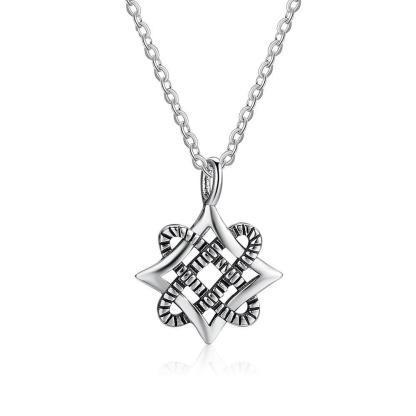 925 Sterling Silver Vintage Art Design Pendant Necklace, Fashion Party Jewelry for Women-Customized Jewel