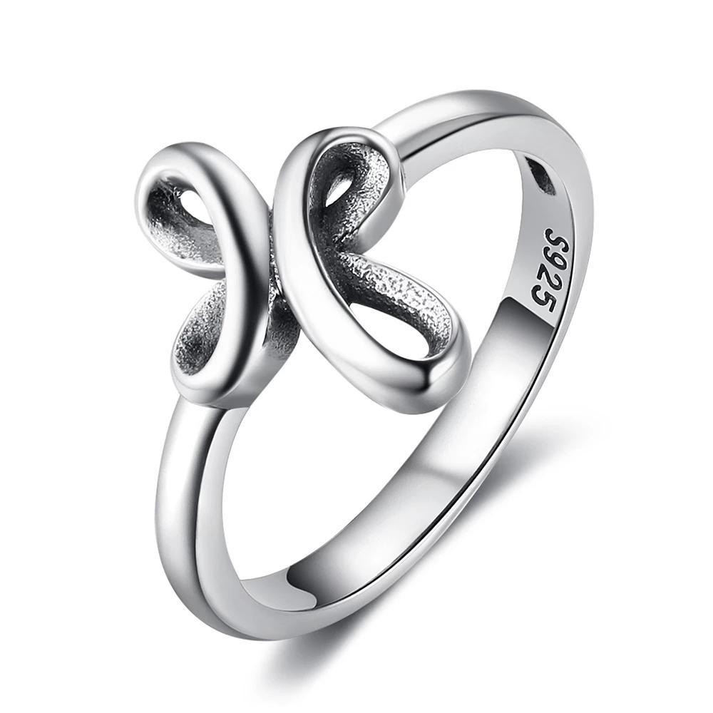 Sterling Silver Rings for Women – Latin Cross Braided Design – Vintage Style OL Jewelry Gift for Her-Customized Jewel