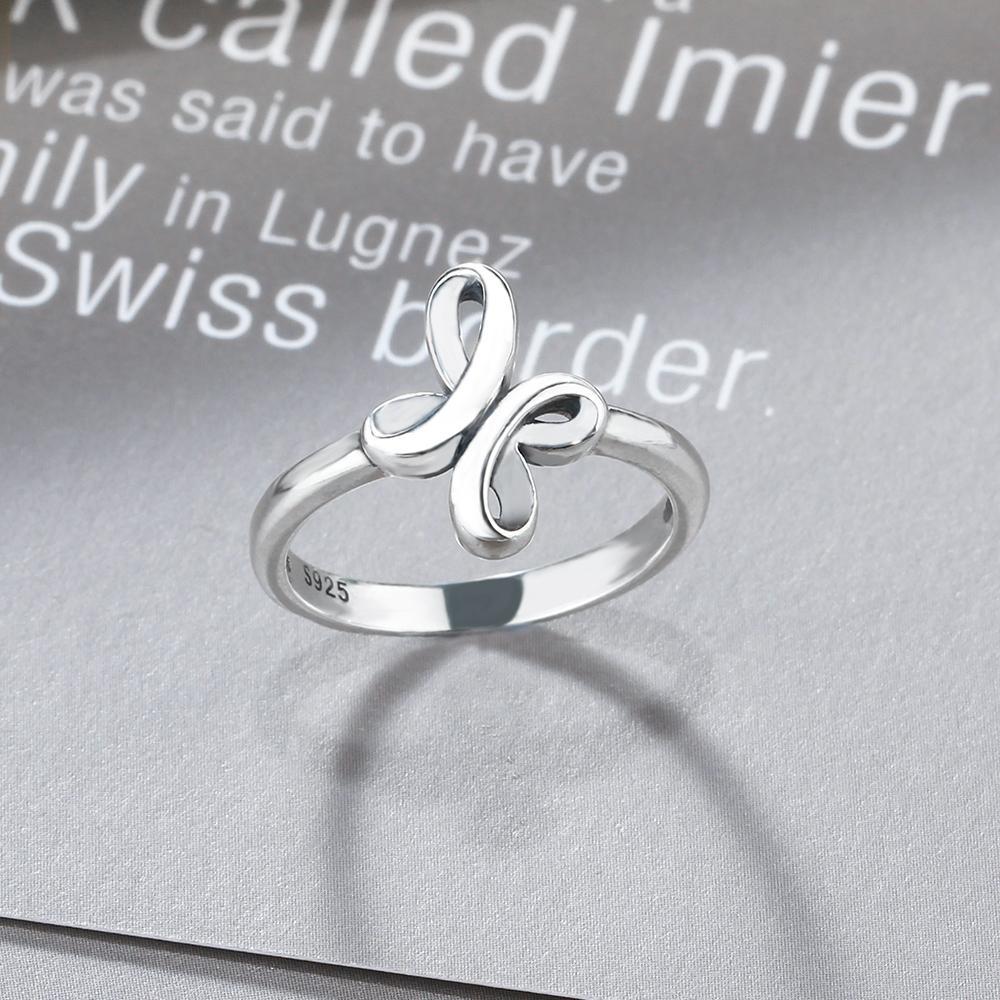 Sterling Silver Rings for Women – Latin Cross Braided Design – Vintage Style OL Jewelry Gift for Her-Customized Jewel