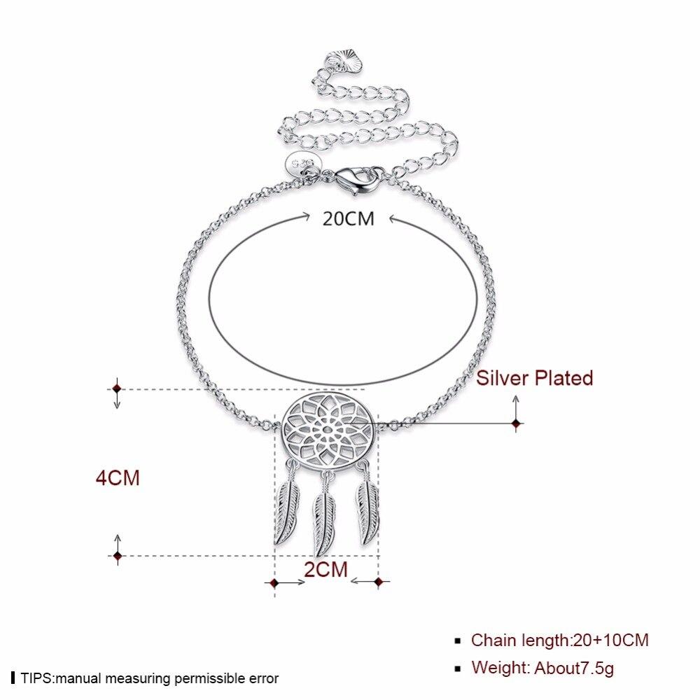 Women’s Fashion Foot Chain, Silver Color Anklets, Casual Jewelry for Girls-Customized Jewel