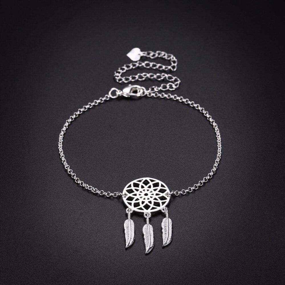 Women’s Fashion Foot Chain, Silver Color Anklets, Casual Jewelry for Girls-Customized Jewel