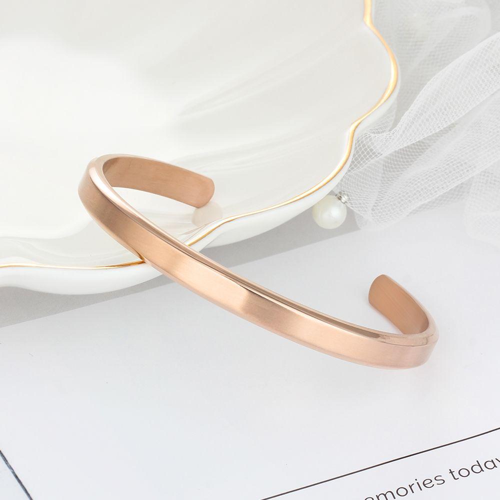 6mm Width Personalized Gift Engraved Name ID Bangle Unisex Stainless Steel Bangles-Customized Jewel