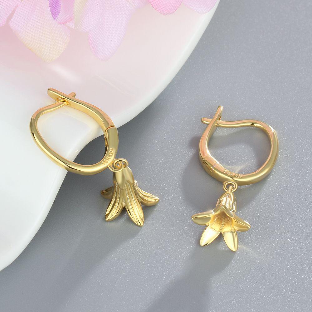 Cute Gold Plated Banana Shape Drop Earring, Party Jewelry Earrings for Women, Best Gift for Her-Customized Jewel
