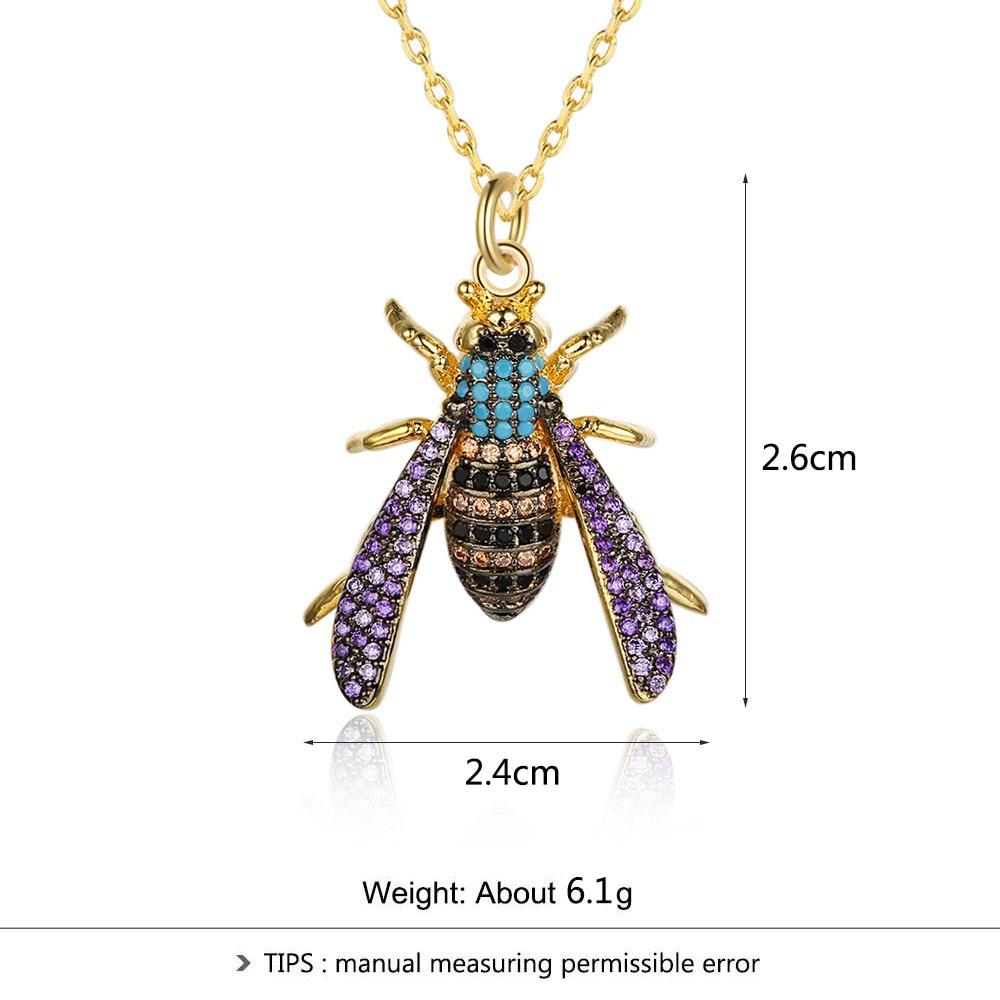 Fashion Insect Bee Necklace Pendant-Customized Jewel