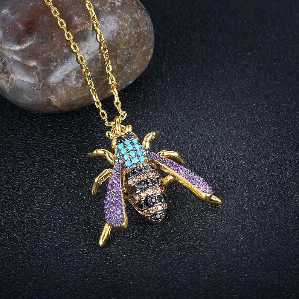 Fashion Insect Bee Necklace Pendant-Customized Jewel