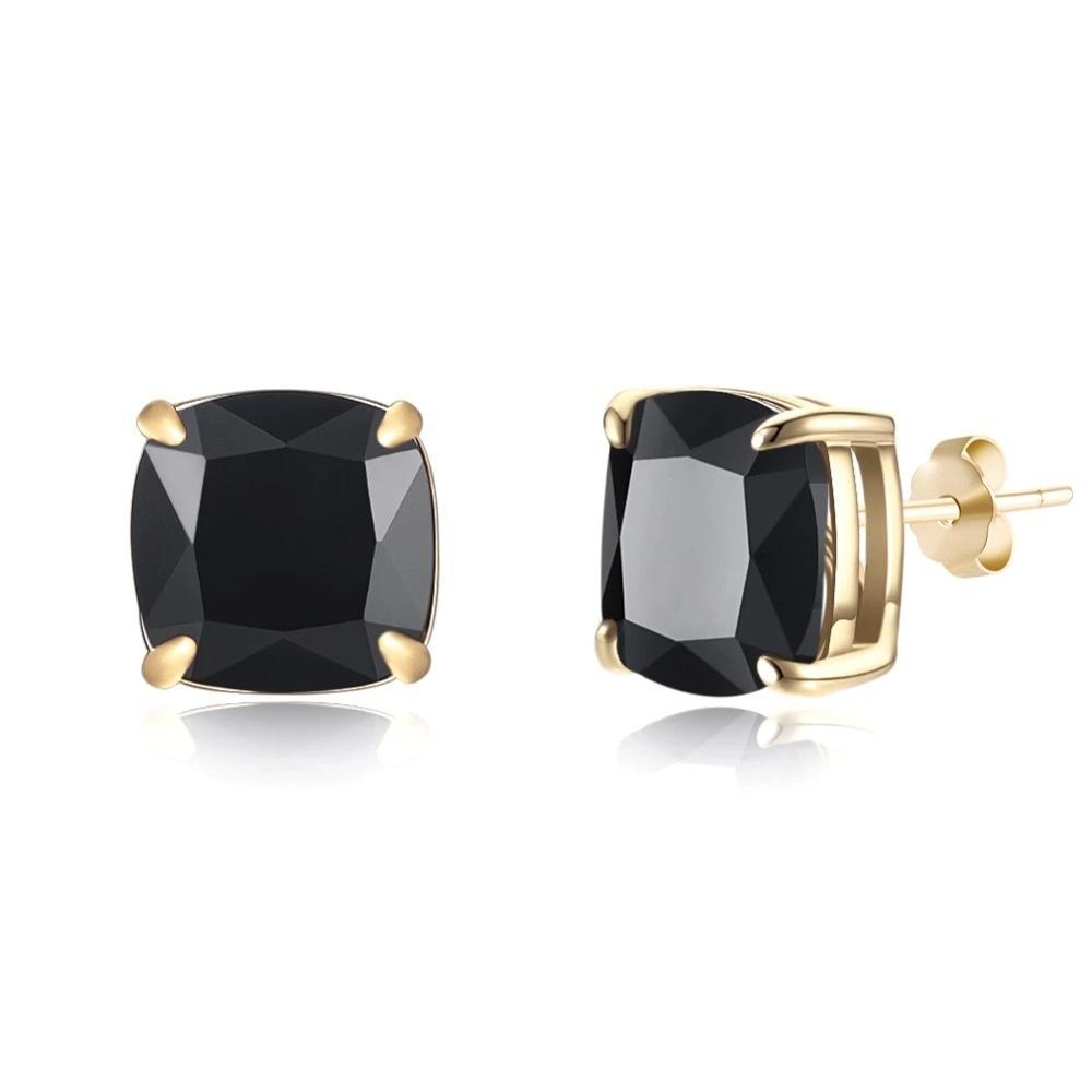 Fashion Jewelry 925 Silver Stud Earrings For Women Cubic Zirconia Colorful Stud Earrings Gift-Customized Jewel