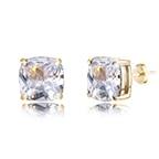 Fashion Jewelry 925 Silver Stud Earrings For Women Cubic Zirconia Colorful Stud Earrings Gift-Customized Jewel