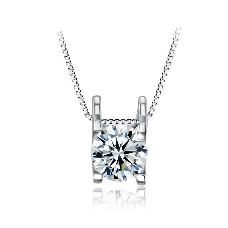 925 Sterling Silver Necklace & Pendant for women- Stylish Zirconia Choker-Customized Jewel