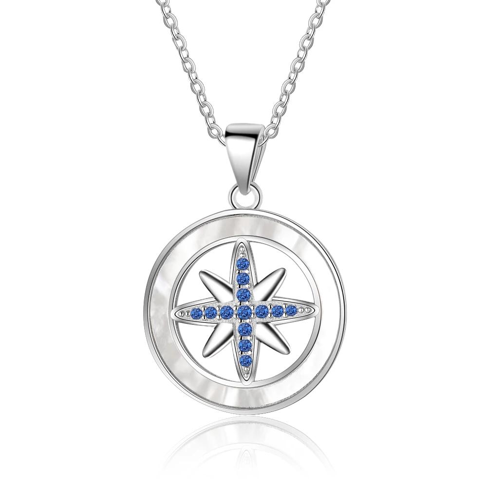 Snow Flower Pendant Silver Necklace For Women-Customized Jewel