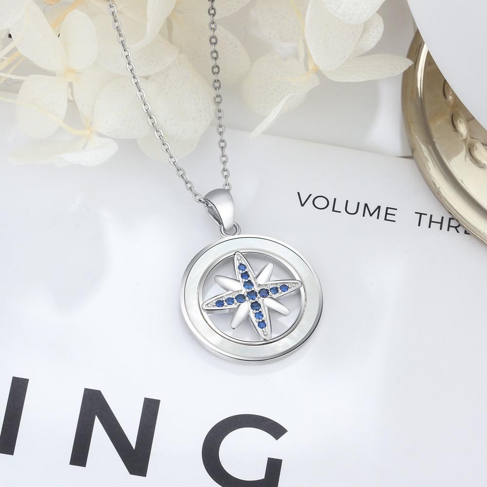 Snow Flower Pendant Silver Necklace For Women-Customized Jewel